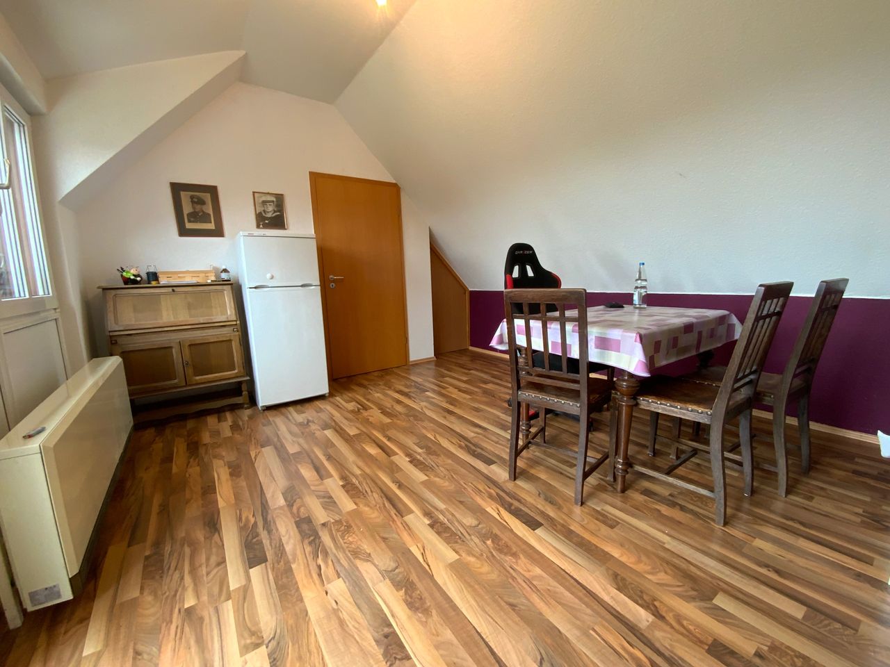 Essbereich im Wohnzimmer