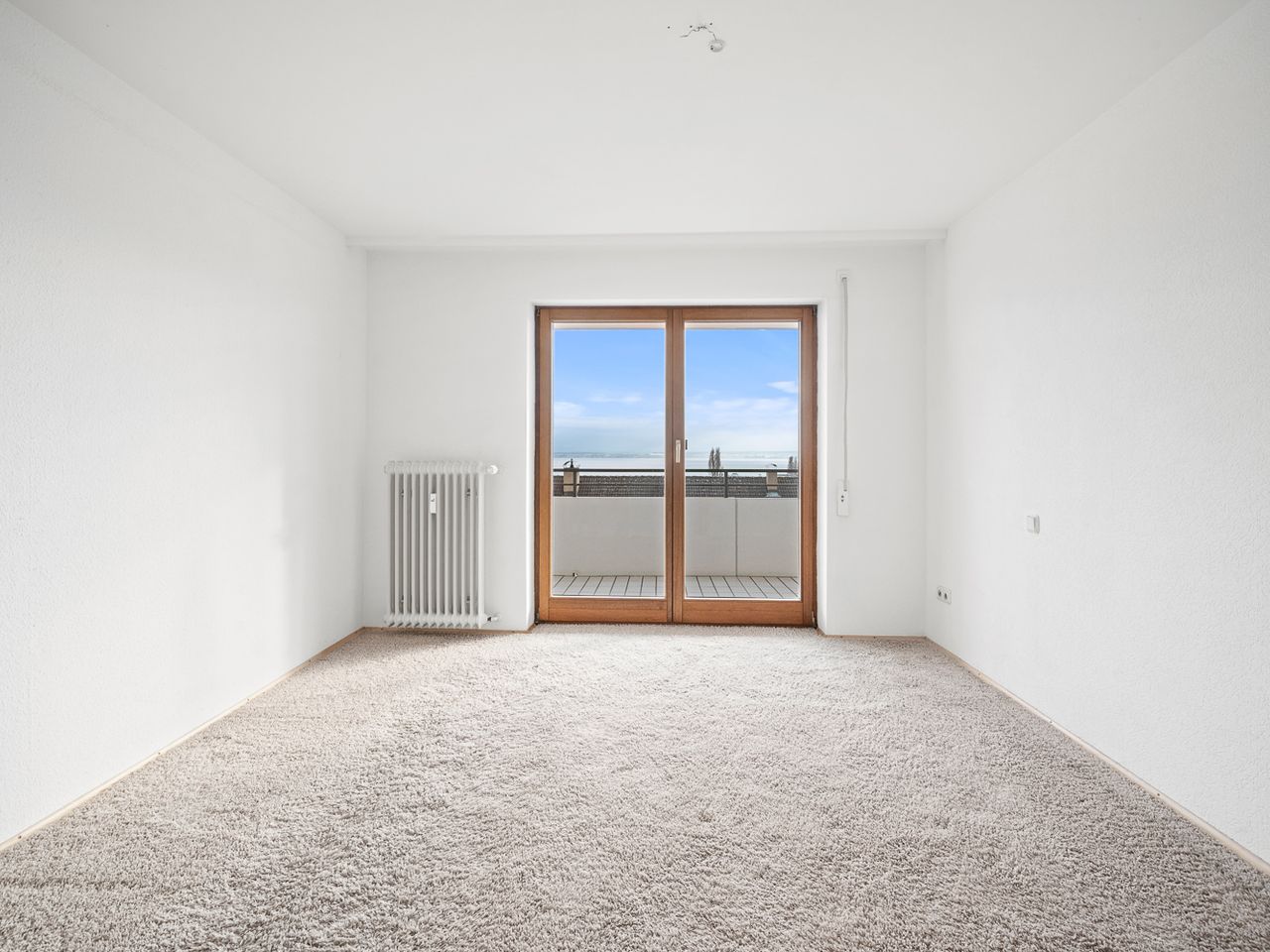 Schlafzimmer mit Ausblick