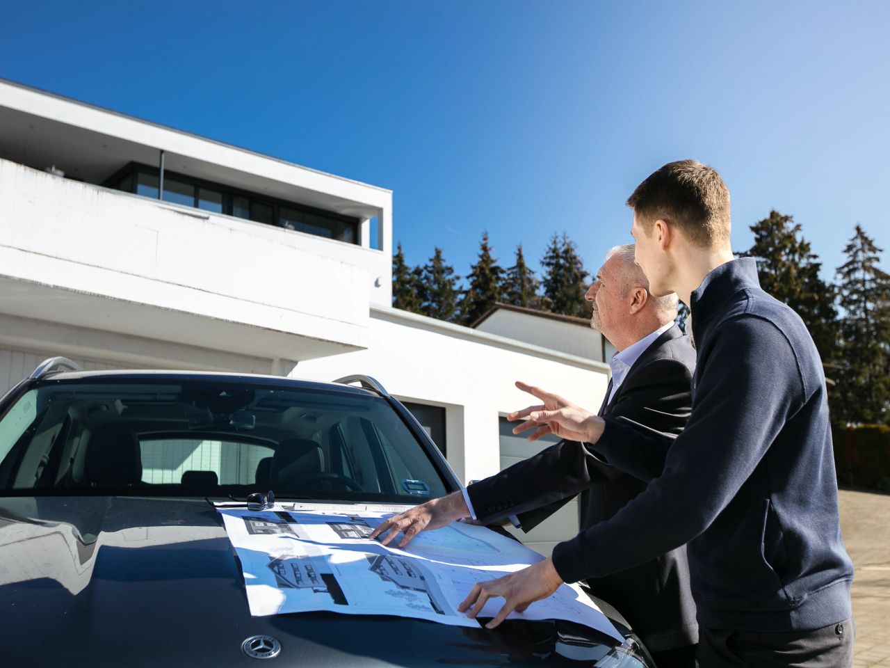 Immobilienbesichtigung mit Herz und Verstand.