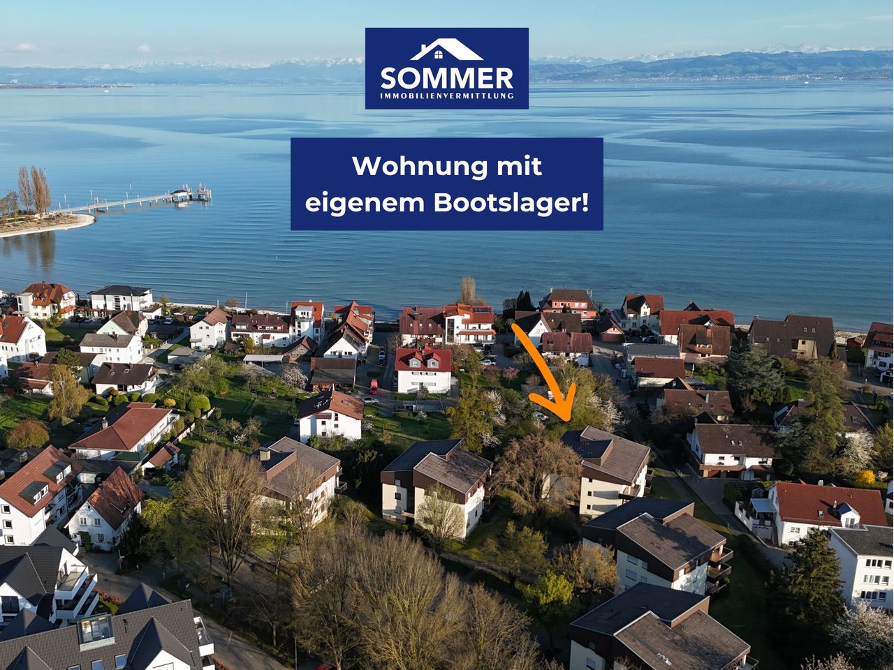 Wohnung mit eigenem Bootslager